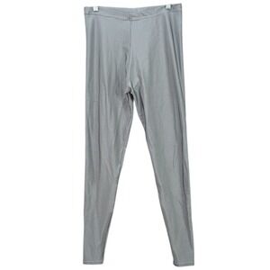 Baltogs Women's Leggings Size XL‎ Gray Workout Yoga Running Made in USA Stretch